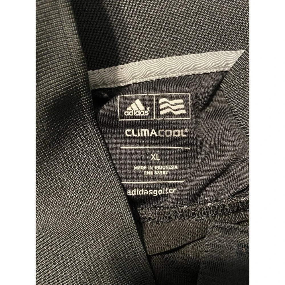 ADIDAS ClimaCool ALL TOUR Polo Golf Black Shirt Buckhorn Springs FL Men’s XL